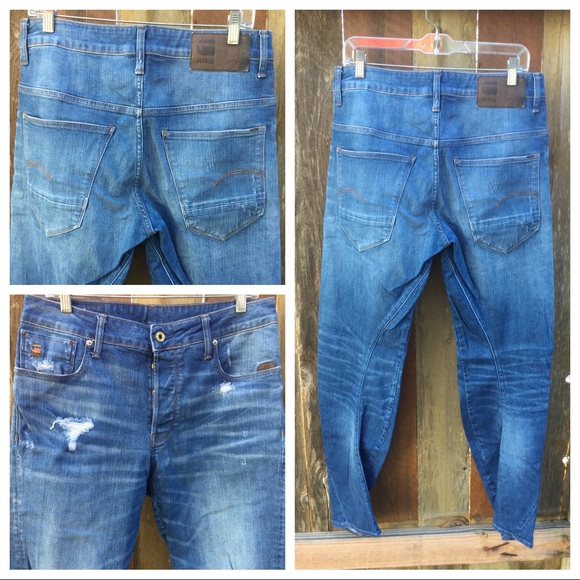 G-Star Other - G-STAR ARC 3D Relaxed Tapered Distressed Sz 31X32